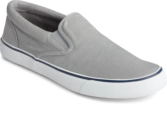 Men Striper II Slip On Sneaker Grey Sperry Sneakers Men Striper II Slip On Sneaker Grey Sperry Sneakers
