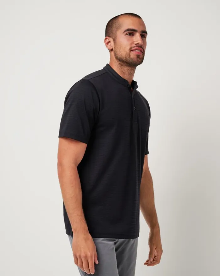 Men SUNNY DAYS AHEAD POLO Black TravisMathew Polos