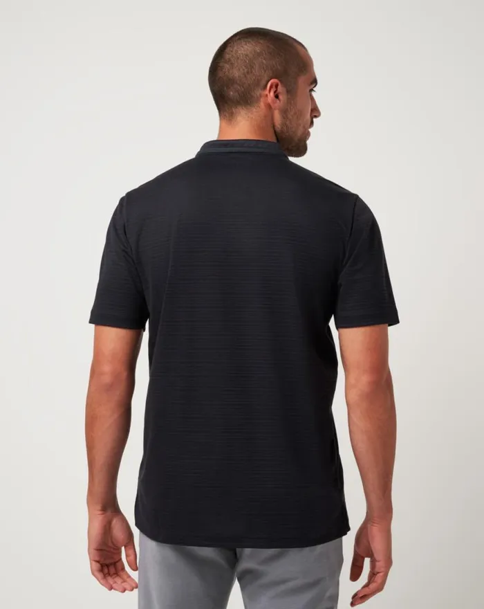 Men SUNNY DAYS AHEAD POLO Black TravisMathew Polos