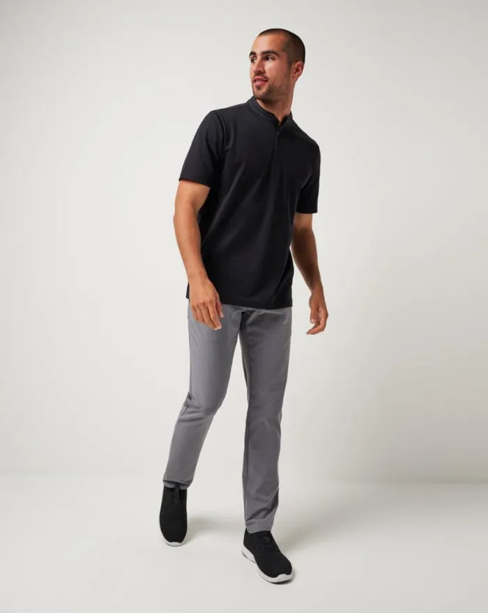 Men SUNNY DAYS AHEAD POLO Black TravisMathew Polos