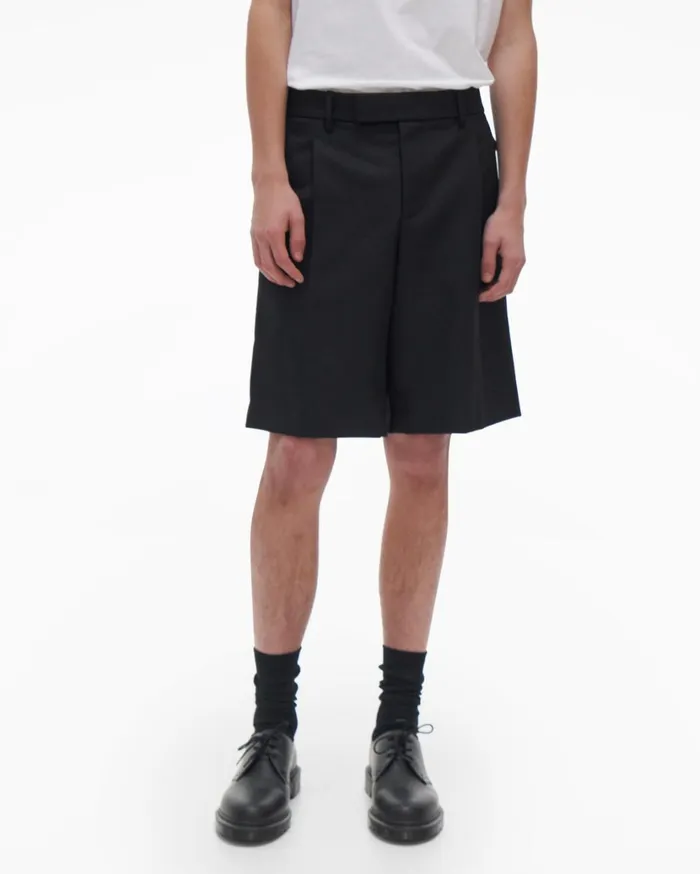 Men Tailored Short Basalt Black Helmut Lang Shorts