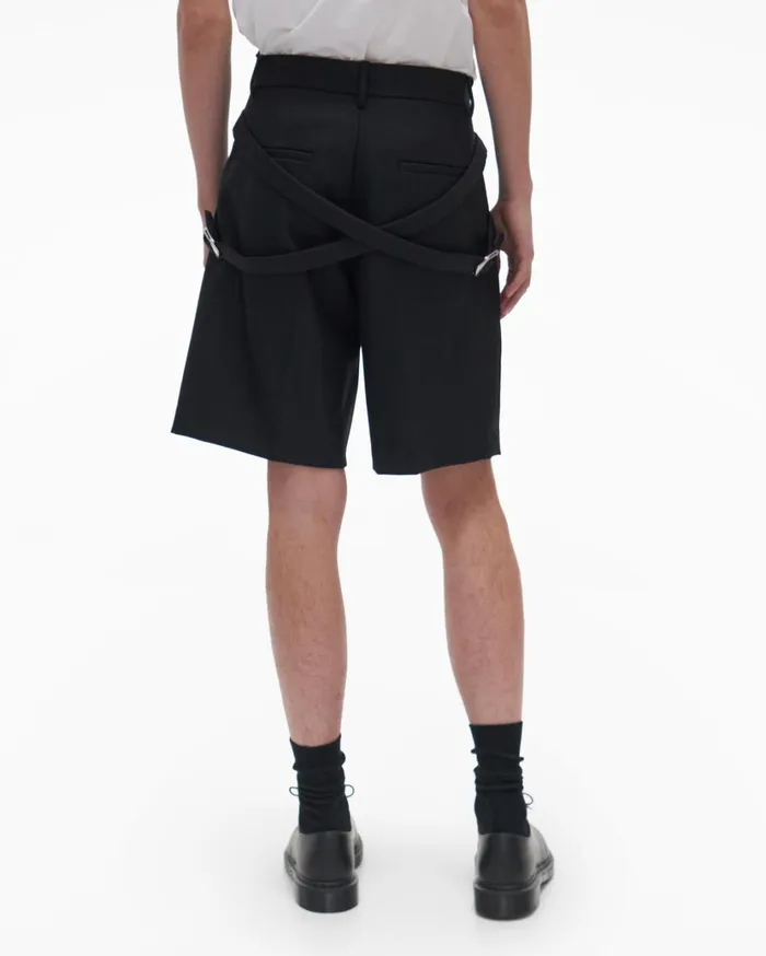 Men Tailored Short Basalt Black Helmut Lang Shorts