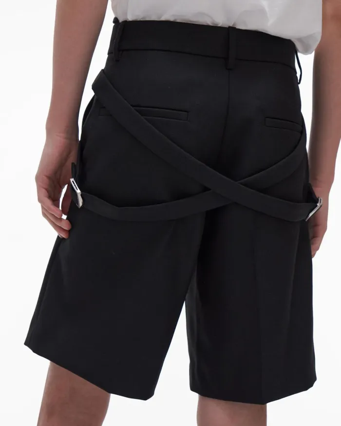 Men Tailored Short Basalt Black Helmut Lang Shorts