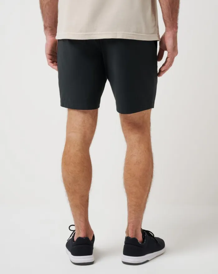 Men TECH CHINO SHORT 8IN Black TravisMathew Shorts