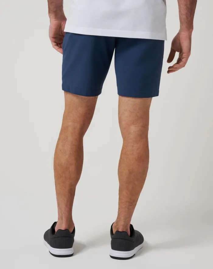 Men TECH CHINO SHORT 8IN Dress Blues TravisMathew Shorts