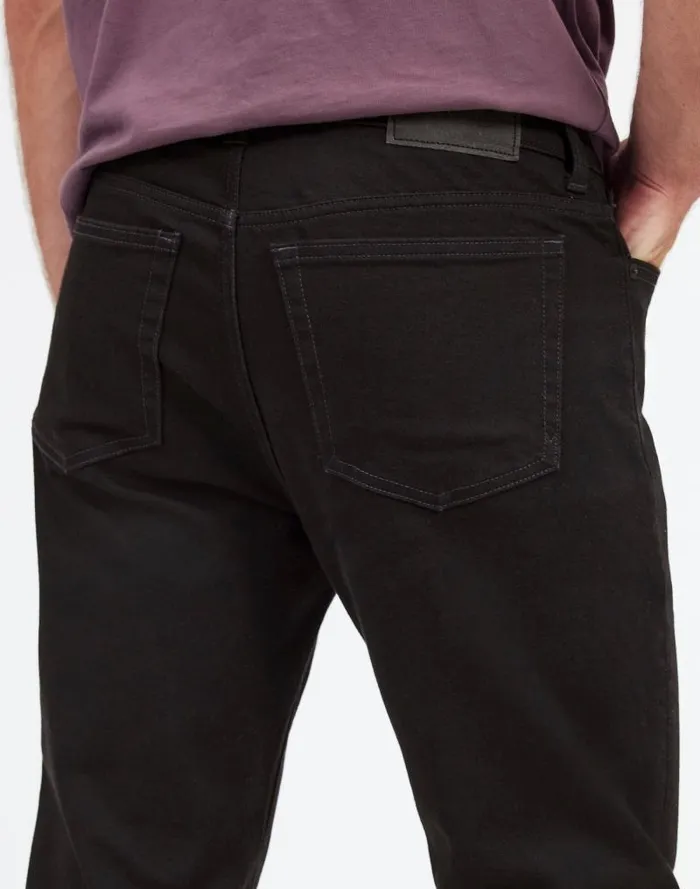 Men The 1991 StraightLeg Jean Black Madewell Jeans