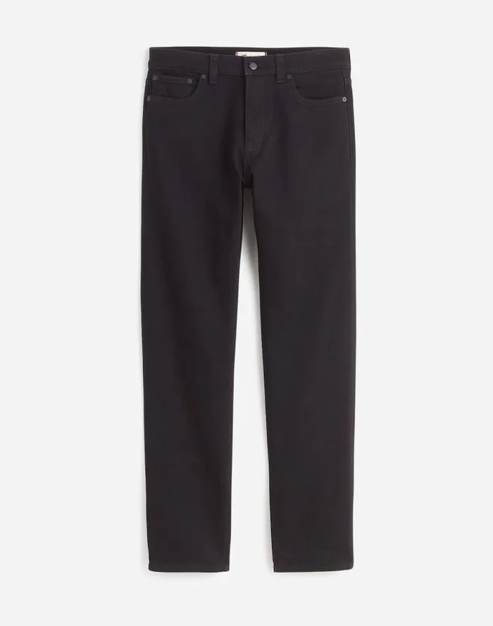Men The 1991 StraightLeg Jean Black Madewell Jeans