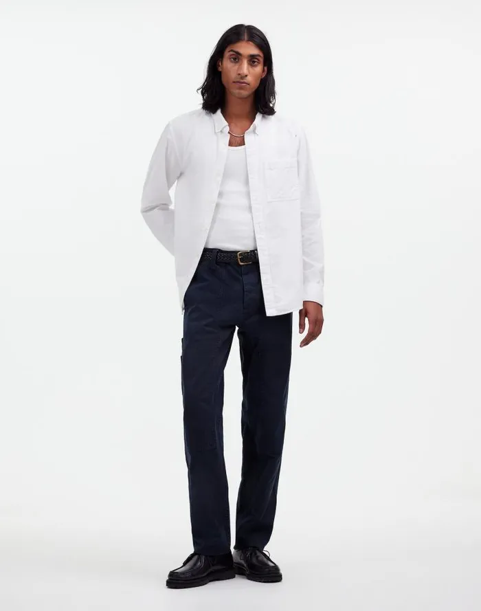 Men The VintageWorn Oxford Shirt Lighthouse Madewell Shirts
