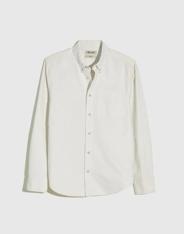 Men The VintageWorn Oxford Shirt Lighthouse Madewell Shirts