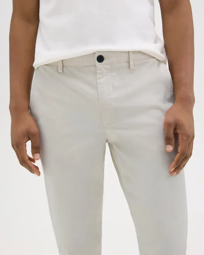 Men Theory Pants Zaine Pant In Organic Cotton Limestone