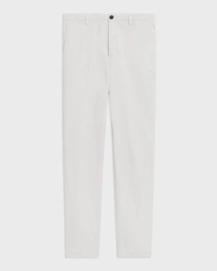 Men Theory Pants Zaine Pant In Organic Cotton White
