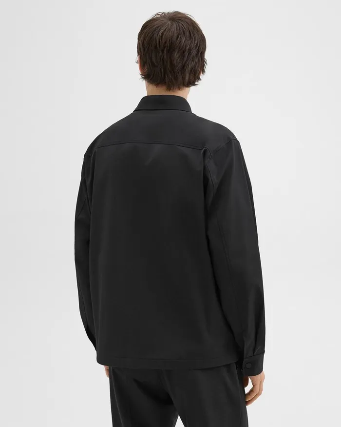 Men Theory Shirts Shirt Jacket In Neoteric Black