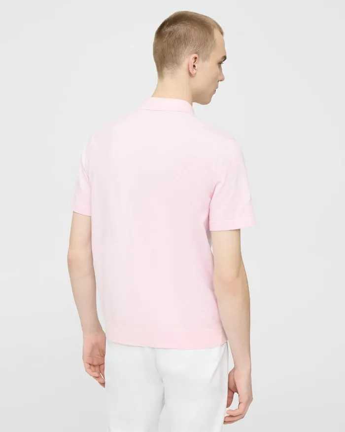Men Theory Sweaters Cardigans Goris Polo Shirt In Light Bilen Cradle Pinkwhite