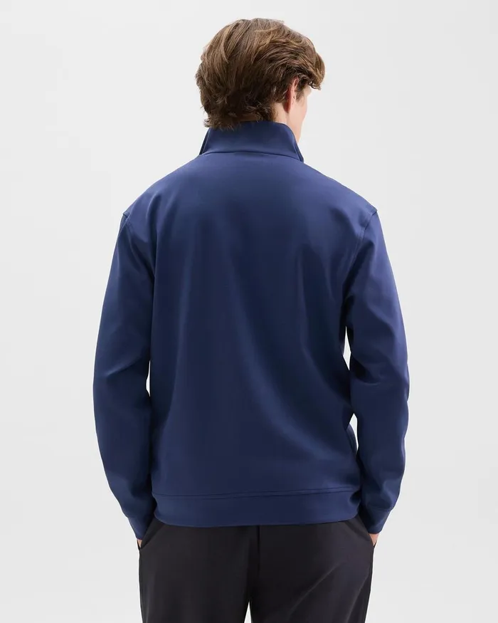 Men Theory Sweatshirts Hoodies QuarterZip Sweatshirt In Scuba Deep Atlantic