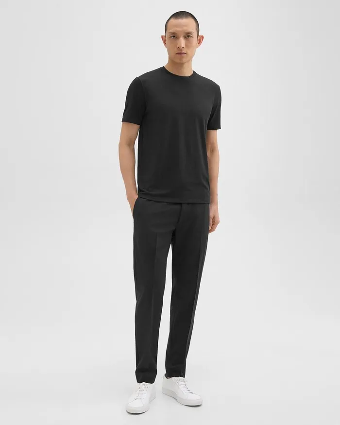 Men Theory TShirts Polos Dorian Tee In Active Knit Black