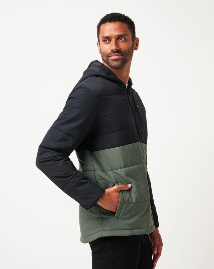 Men TORCH RUNNER FULL ZIP Black TravisMathew Jackets