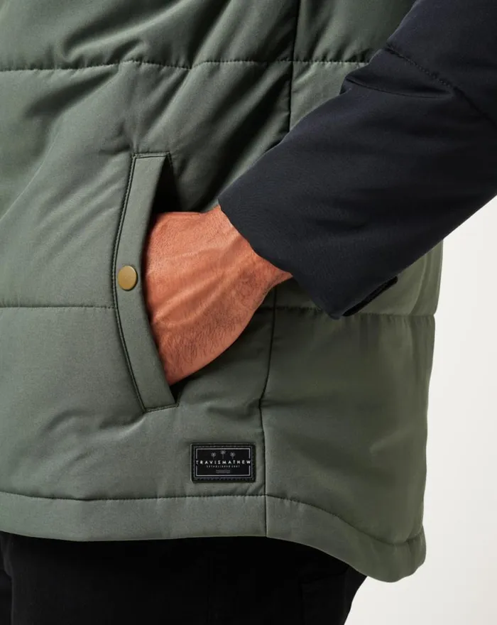 Men TORCH RUNNER FULL ZIP Black TravisMathew Jackets