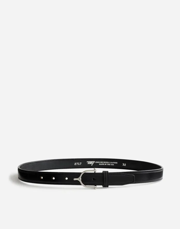 Men Tory Leather Spur Belt Black Madewell Belts