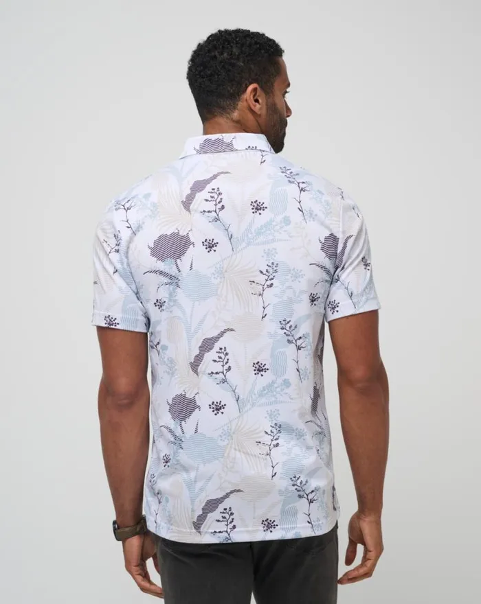 Men TROPICAL FUSION POLO White TravisMathew Polos