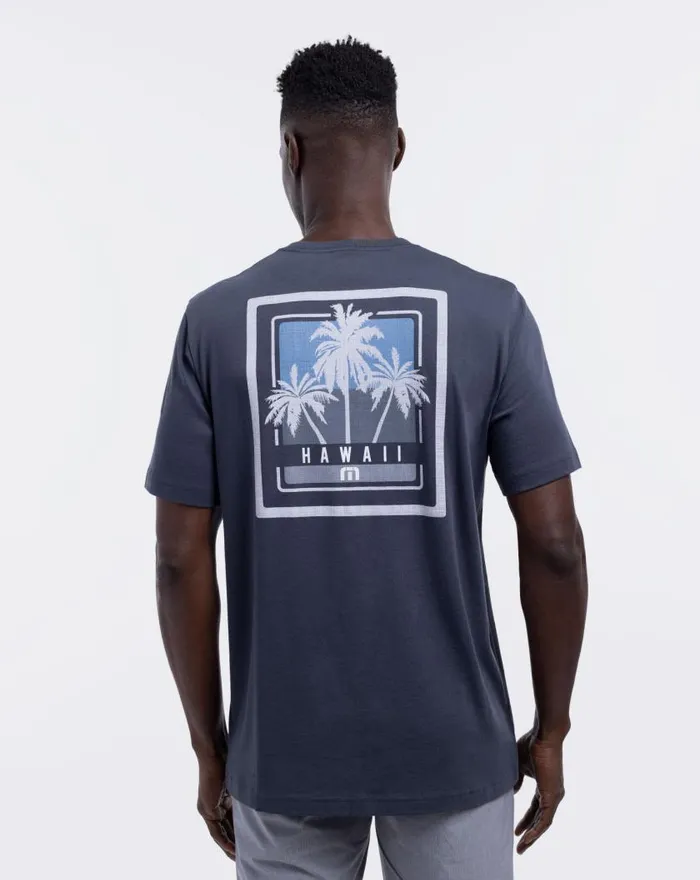 Men TURBULENCE TEE Blue Nights TravisMathew Tees