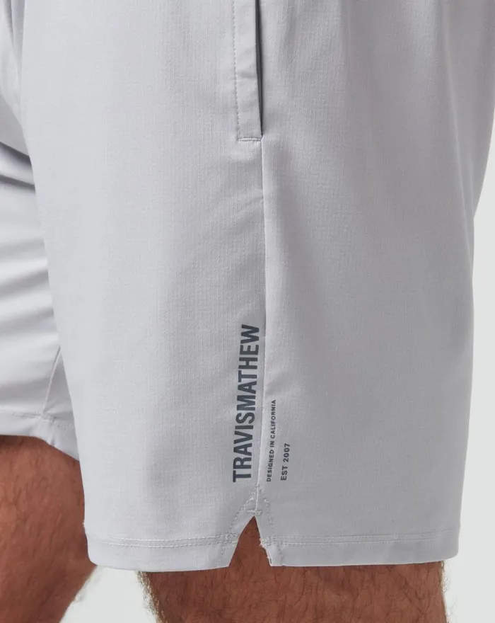 Men WANDERLUST EWAIST SHORT 75IN Micro Chip TravisMathew Shorts