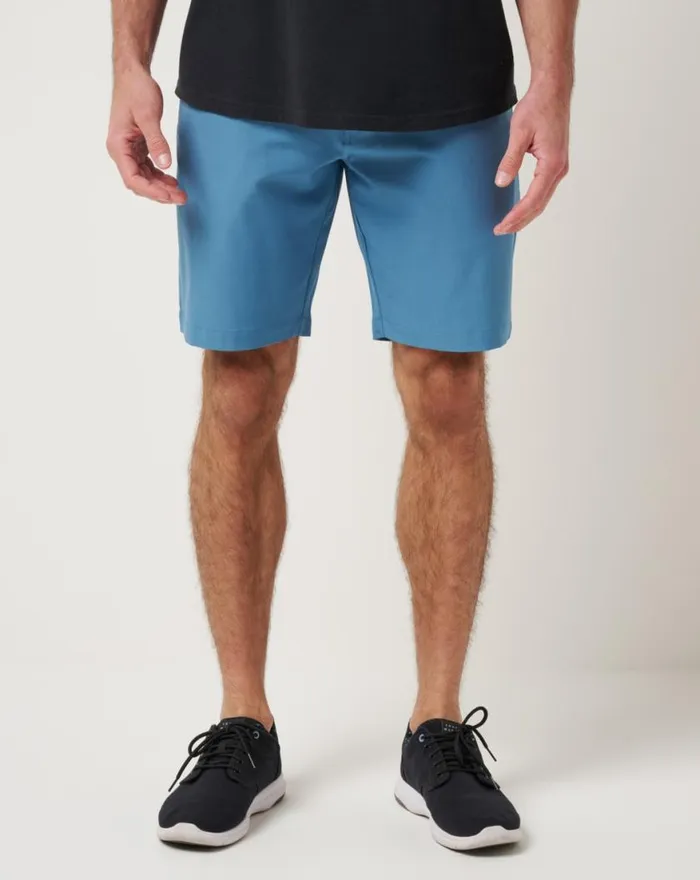 Men WANDERLUST SHORT 9IN Copen Blue TravisMathew Shorts