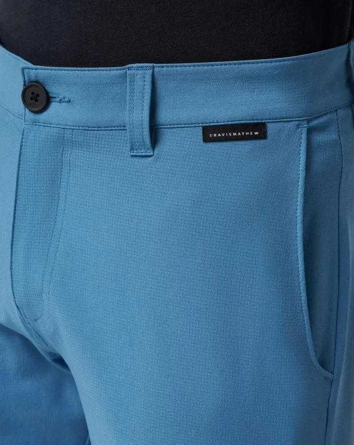 Men WANDERLUST SHORT 9IN Copen Blue TravisMathew Shorts