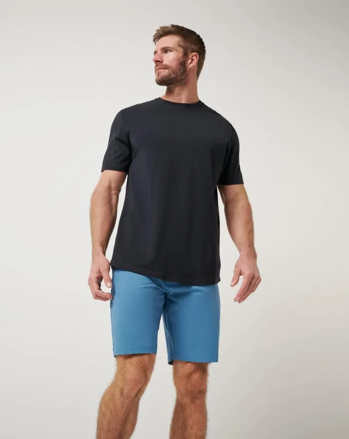 Men WANDERLUST SHORT 9IN Copen Blue TravisMathew Shorts