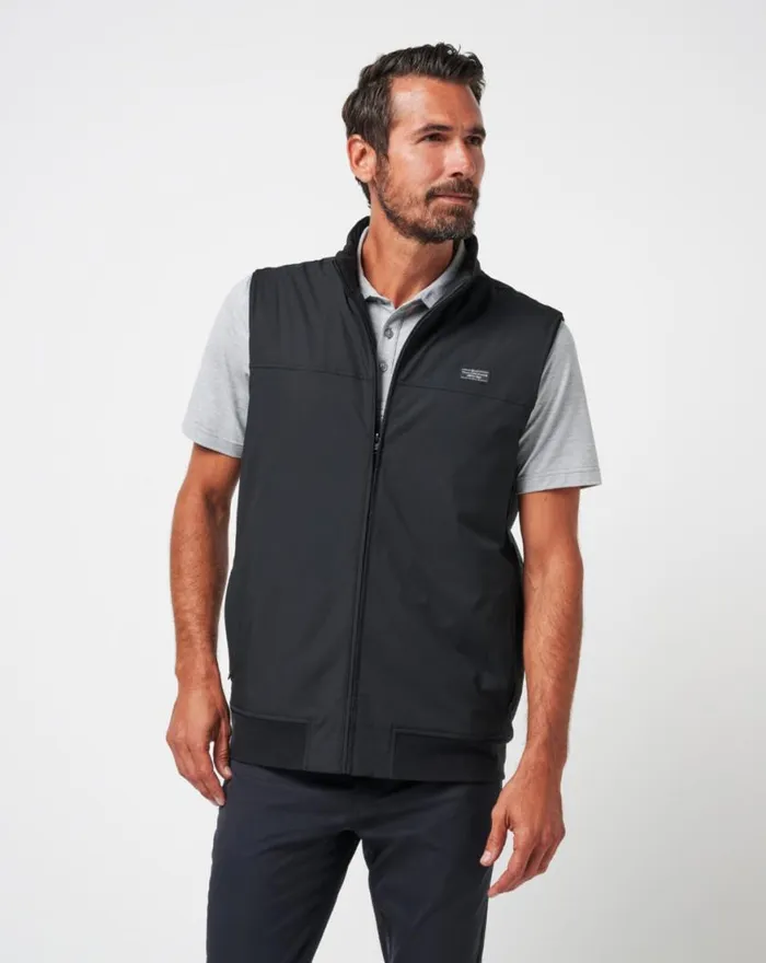 Men WANDERLUST VEST Black TravisMathew Vests