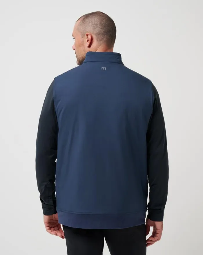 Men WANDERLUST VEST Mood Indigo TravisMathew Vests