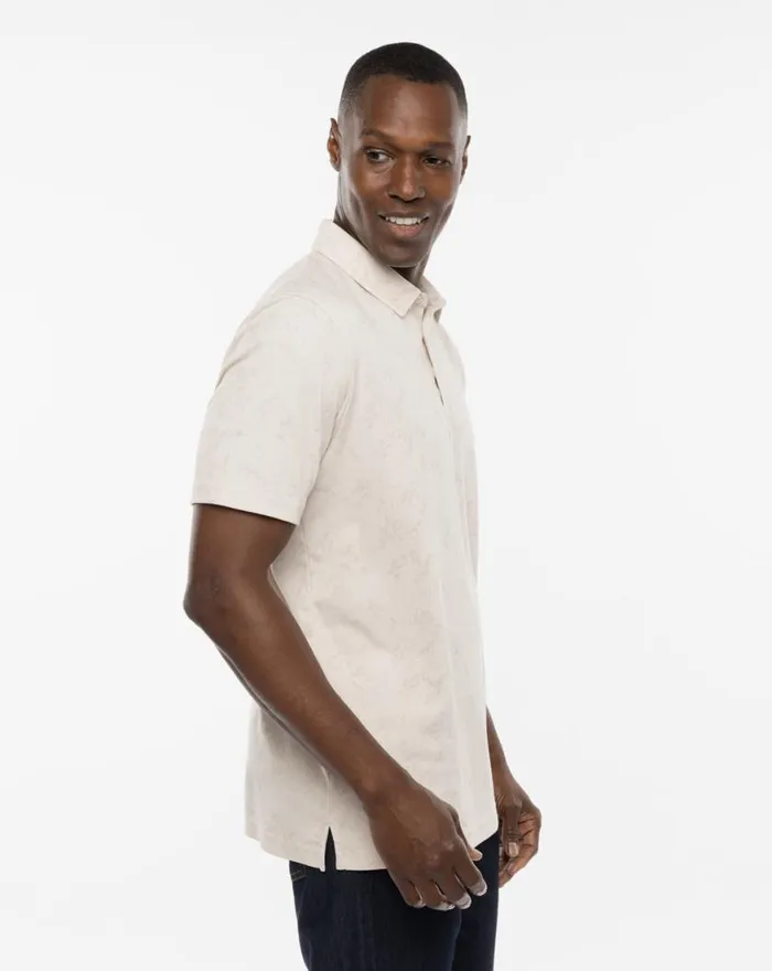 Men WARMER TIDES POLO Moonbeam TravisMathew Polos