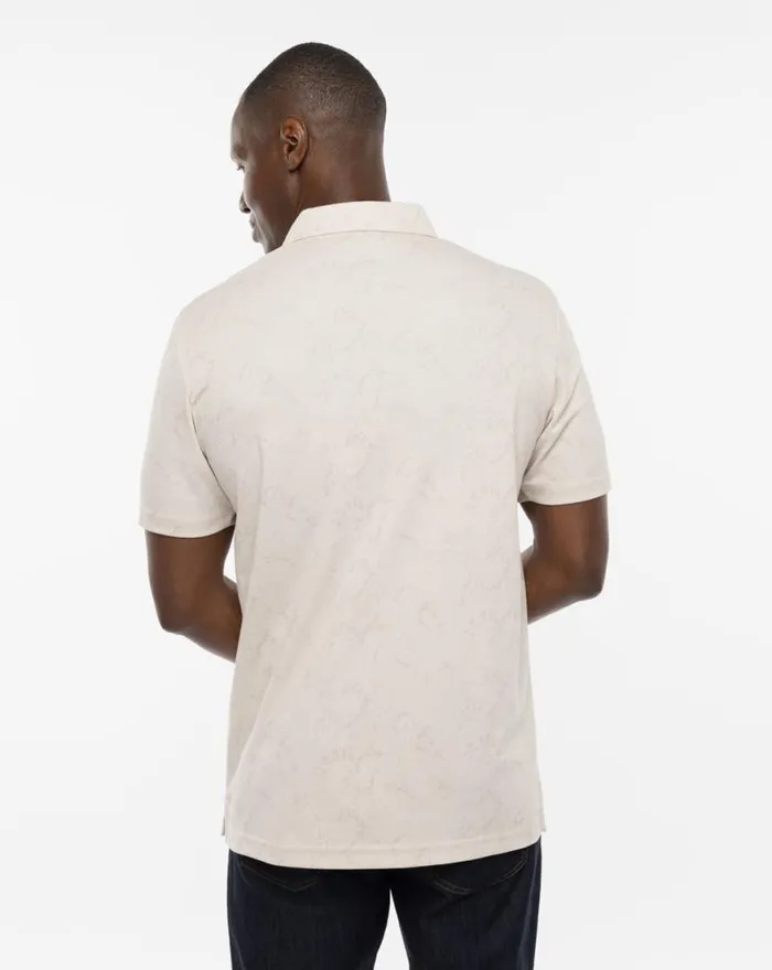 Men WARMER TIDES POLO Moonbeam TravisMathew Polos