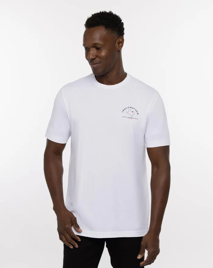 Men WILD MUSTANG TEE White TravisMathew Tees