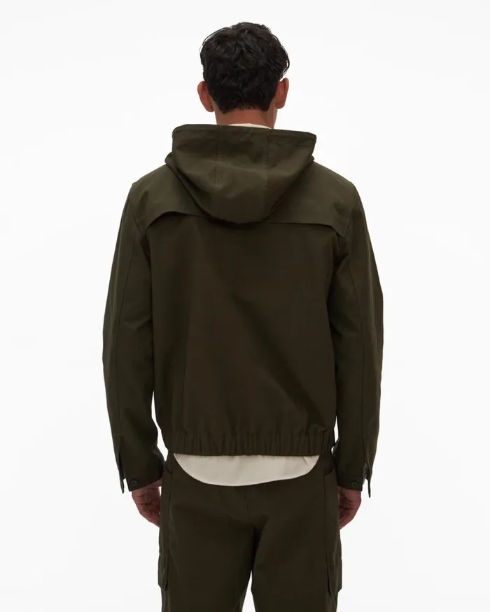 Men Zip Popover Hunter Sage Helmut Lang Shirts