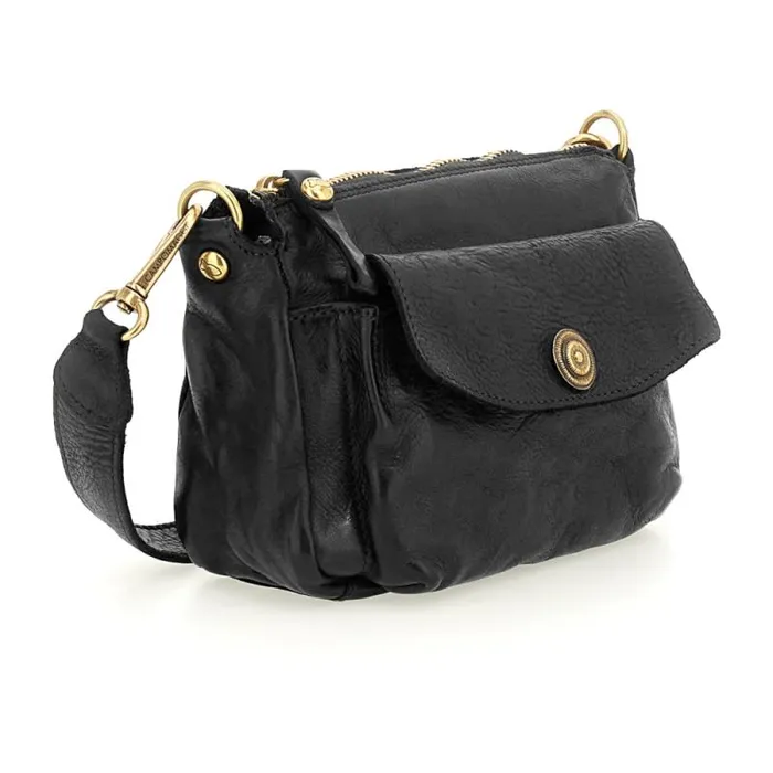 Mini Bags Women Campomaggi Ossidiana Black Mini Bags Women Campomaggi Ossidiana Black