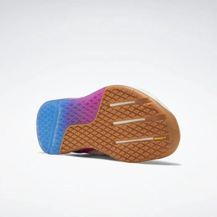 Nano Womens Reebok Nano X Training Shoes White Proud Pink Horizon Blue