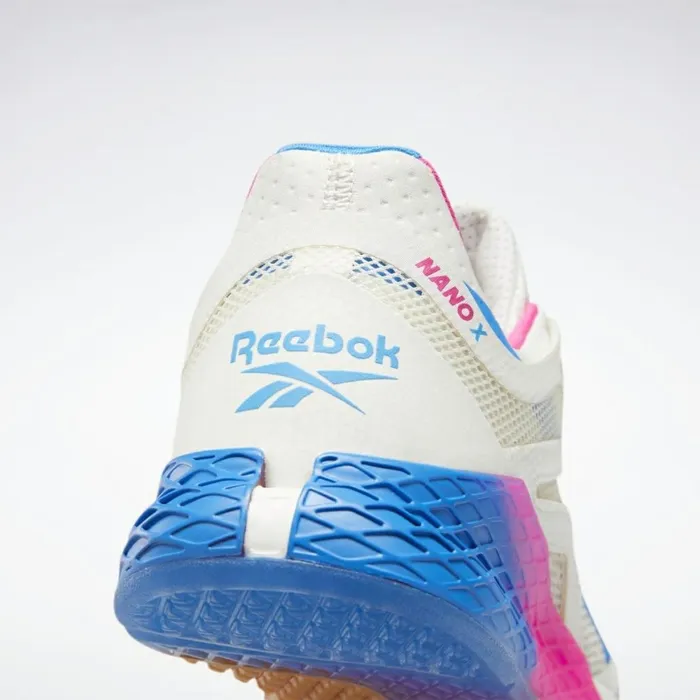 Nano Womens Reebok Nano X Training Shoes White Proud Pink Horizon Blue