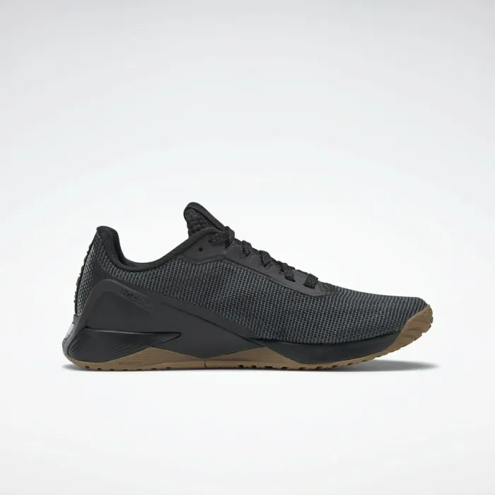 Nano Womens Reebok Nano X1 Grit Training Shoes Core Black Pure Grey 7 Sepia