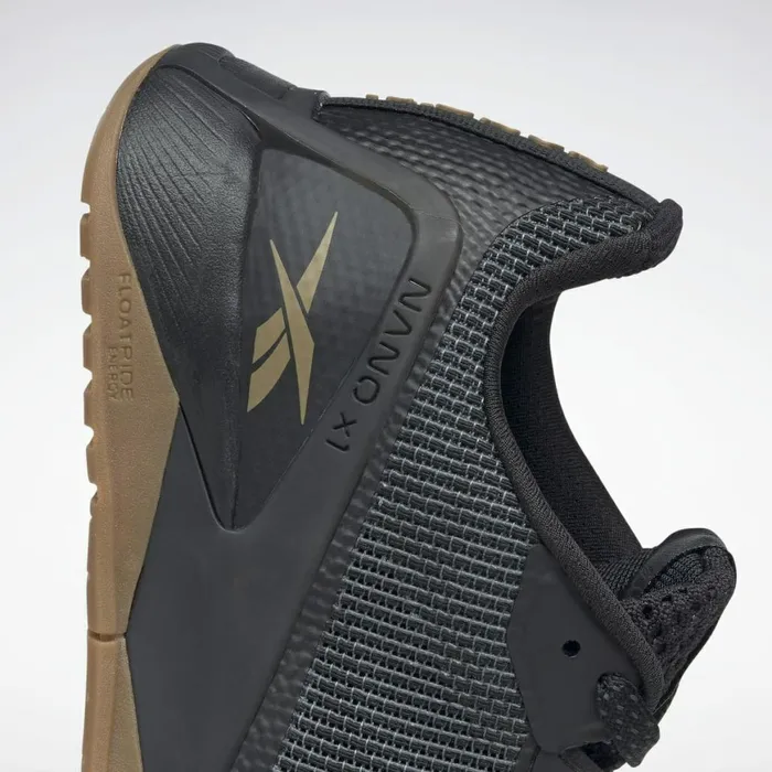 Nano Womens Reebok Nano X1 Grit Training Shoes Core Black Pure Grey 7 Sepia