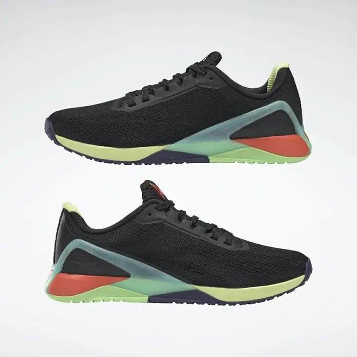 Nano Womens Reebok Nano X1 Training Shoes Black Night Black Digital Glow