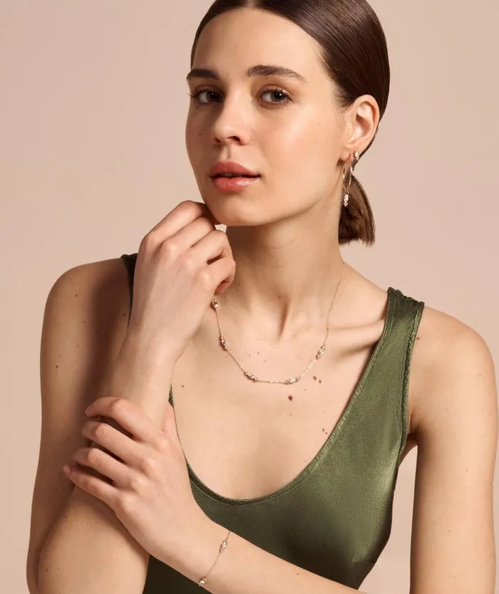 Necklaces Women Olivia Burton Dainty Rose Gold Plated Necklace