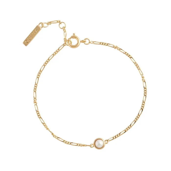 Necklaces Women Olivia Burton Gold Pearl Choker and Bracelet Gift Set