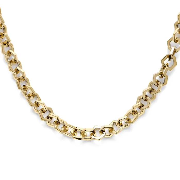 Necklaces Women Olivia Burton Honeycomb Gold Link Necklace