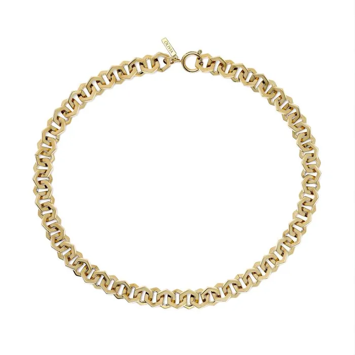 Necklaces Women Olivia Burton Honeycomb Gold Link Necklace