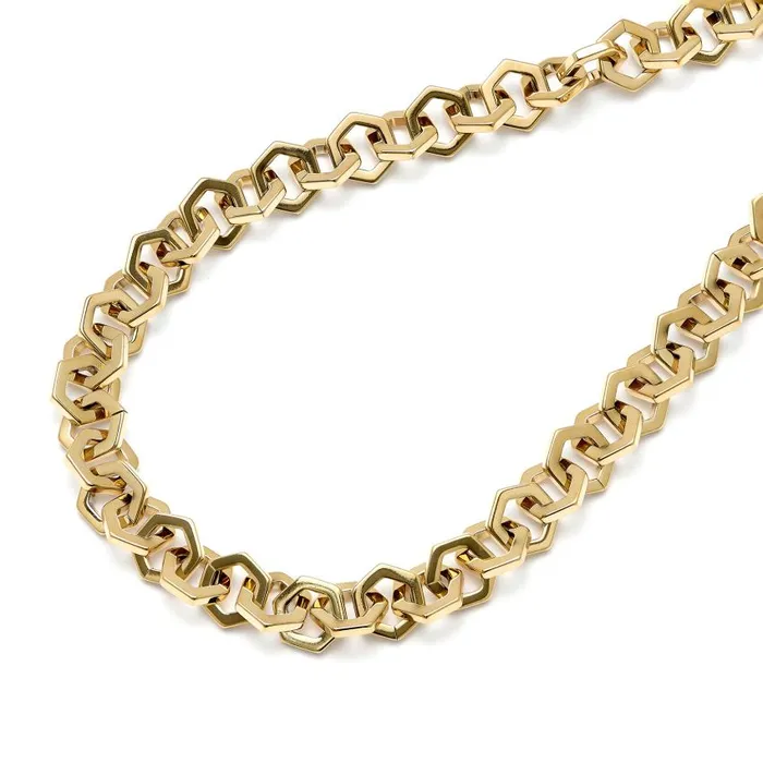 Necklaces Women Olivia Burton Honeycomb Gold Link Necklace