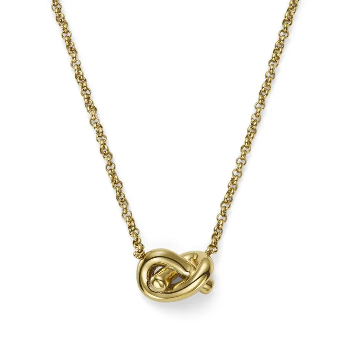 Necklaces Women Olivia Burton Lovers Knot Gold Plated Necklace