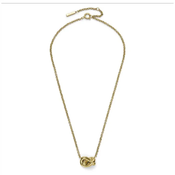 Necklaces Women Olivia Burton Lovers Knot Gold Plated Necklace