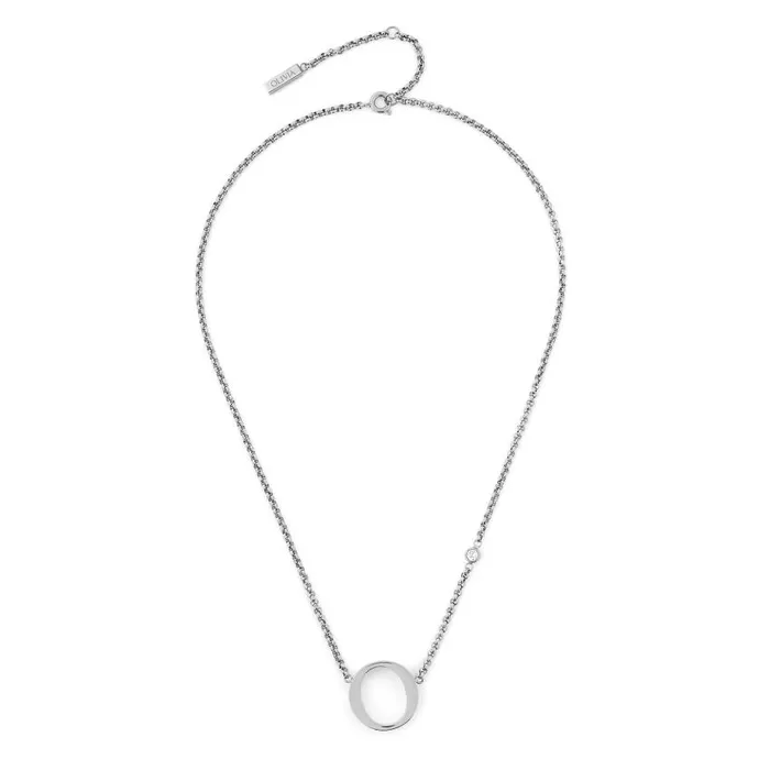 Necklaces Women Olivia Burton O Silver Pendant Necklace