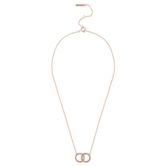 Necklaces Women Olivia Burton Rose Gold Interlink Necklace
