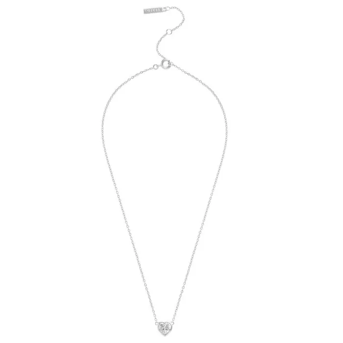 Necklaces Women Olivia Burton Silver Heart Necklace